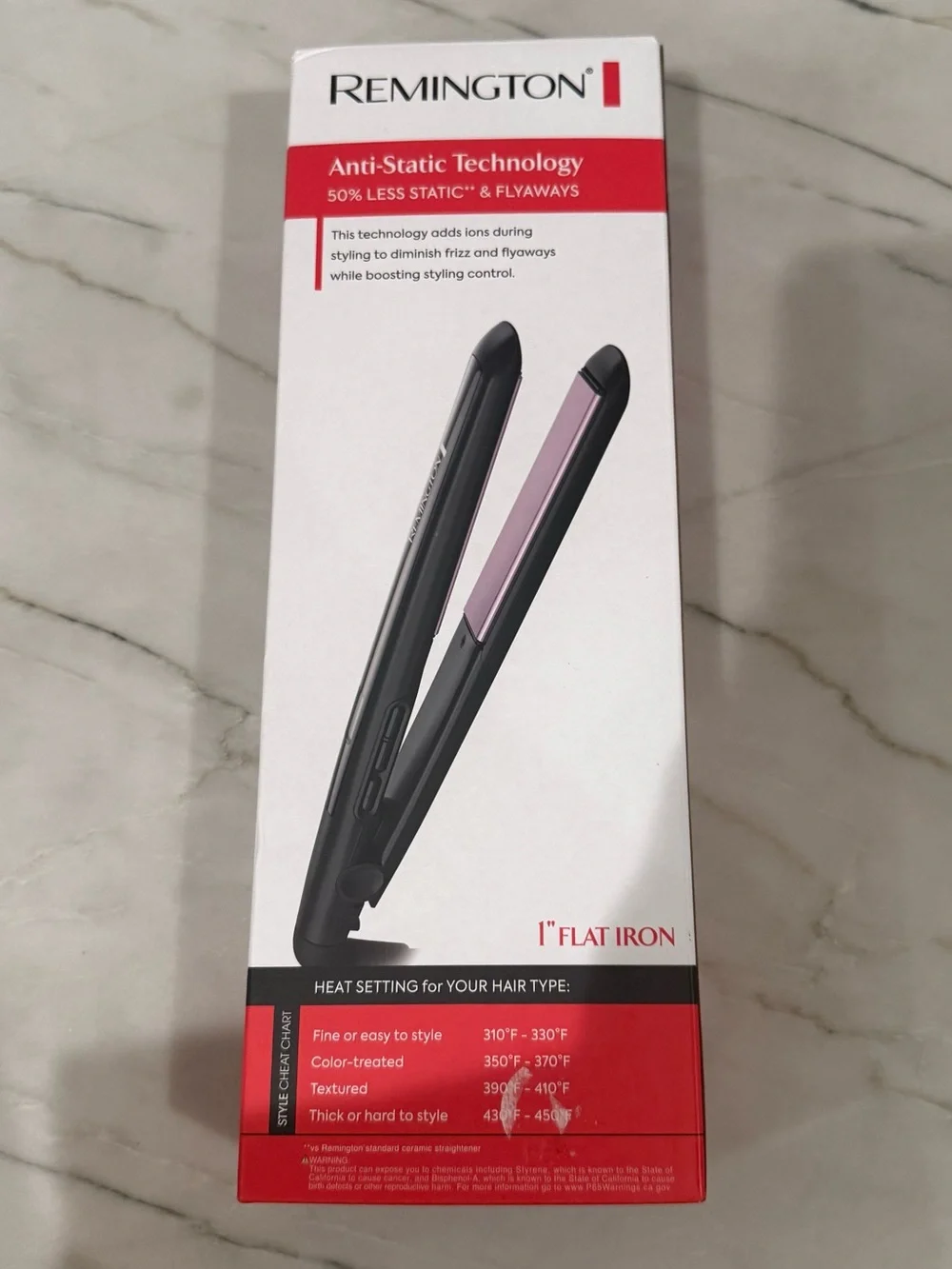 NEW⛱️Remington - 1-Inch Anti-Static Ceramic Flat Iron